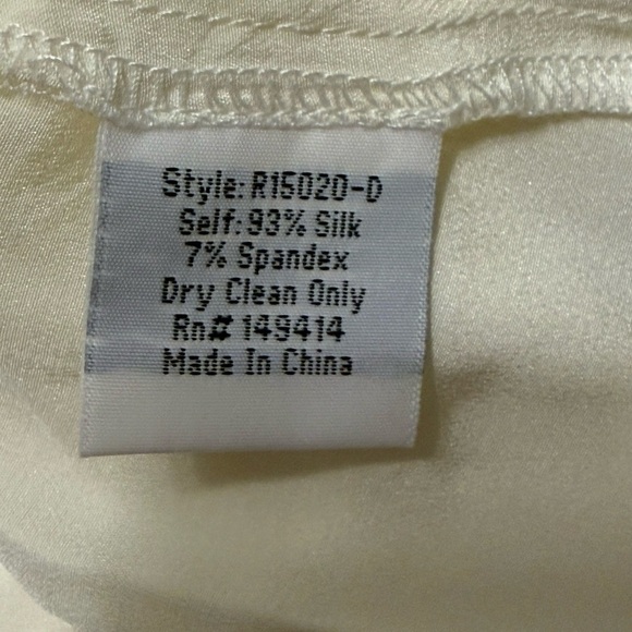 Johnny Was Elegant Silk Blend Edie Cami Top Cream NWT XL Camisole - Picture 11 of 13